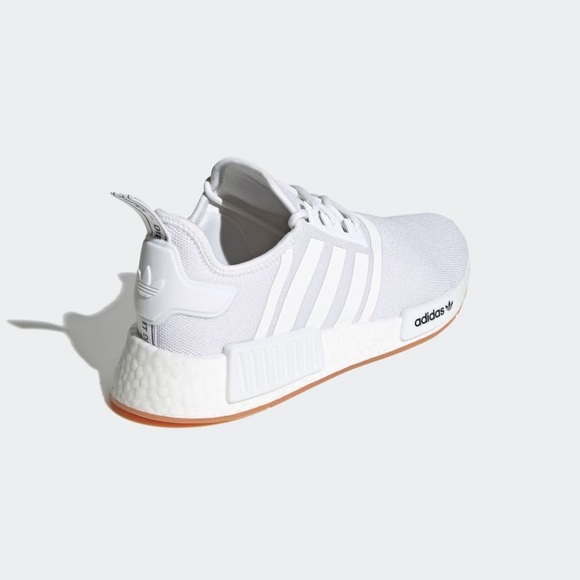 adidas NMD_R1 Primeblue Shoes - M 6.5/W 7.5 - Cloud White / Cloud White / Gum - Picture 14 of 15